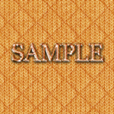 Zoy Texture [ Diamond Knitting 02 ] Seamless - Orange