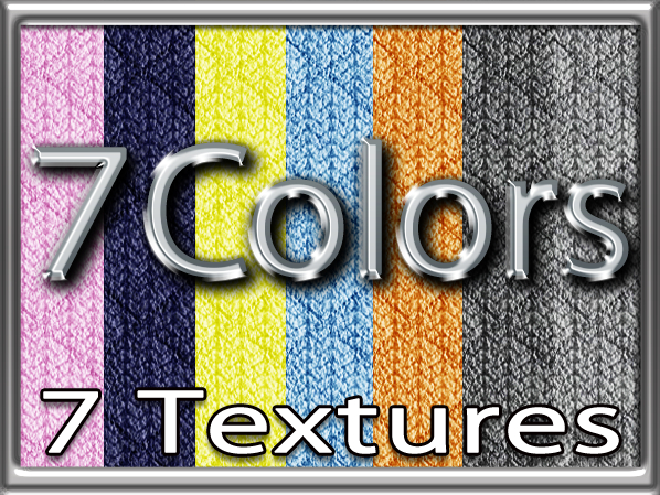Zoy Texture [ Diamond Knitting 02 ] Seamless - 7 Colors