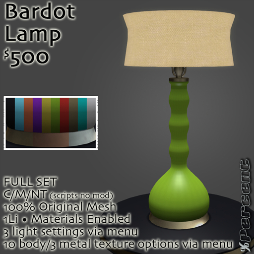 %Bardot Lamp *MESH* (3Set) DeliveryBox