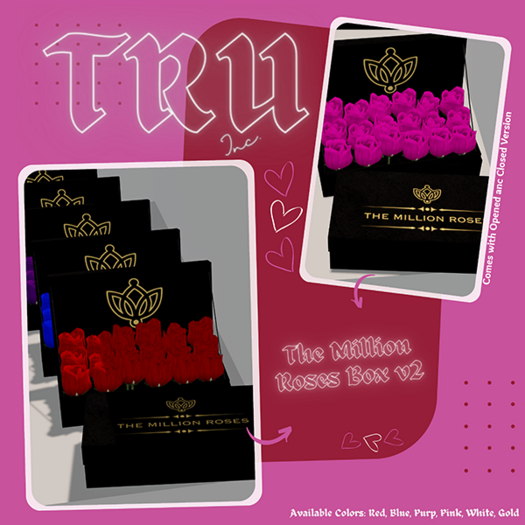 $ TRU TM Roses Box 2 - Pink