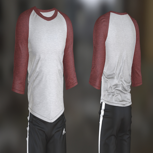 LTD - Baseball Tee - White/Red - Legacy - WEAR ME
