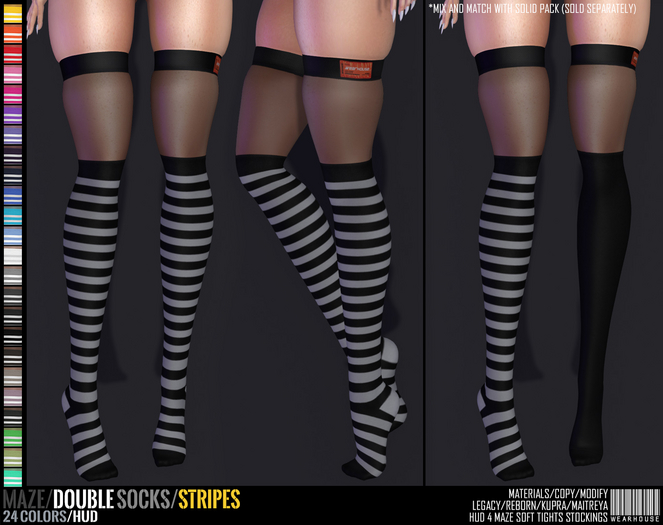 WeArH0uSE [double socks/stripes] Fatpack/MAZE.mod