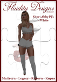 KMD Shorts Abby PJ's White