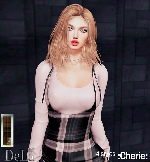 =DeLa*= Mesh Hair "Cherie" Browns