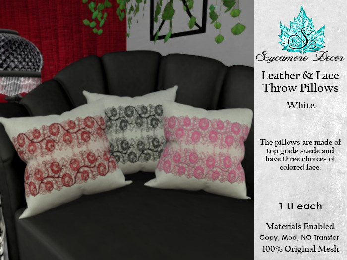 {SD} Leather & Lace - White