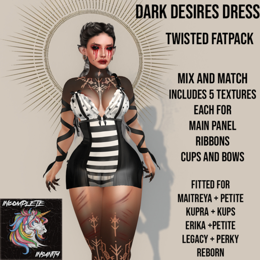 Incomplete Insanity : Dark Desires - Twisted Fatpack