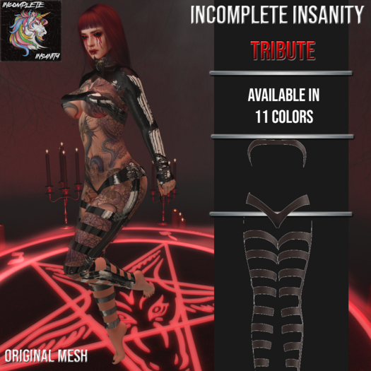 Incomplete Insanity - Tribute Top and Pants  - Brown