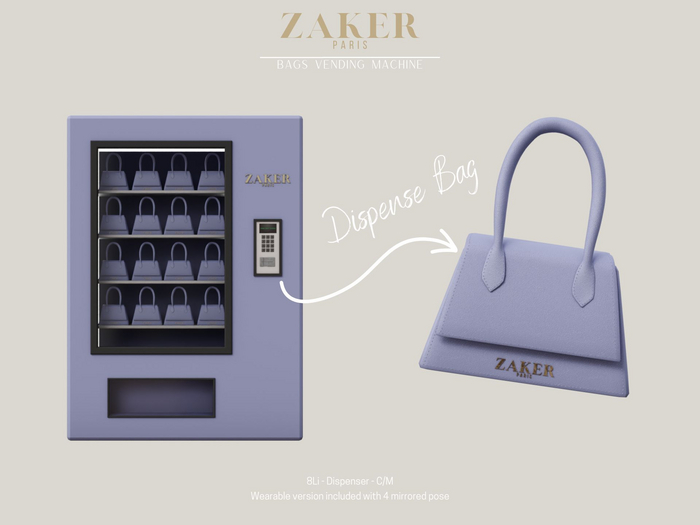 ZAKER : Bags Vending Machine PURPLE