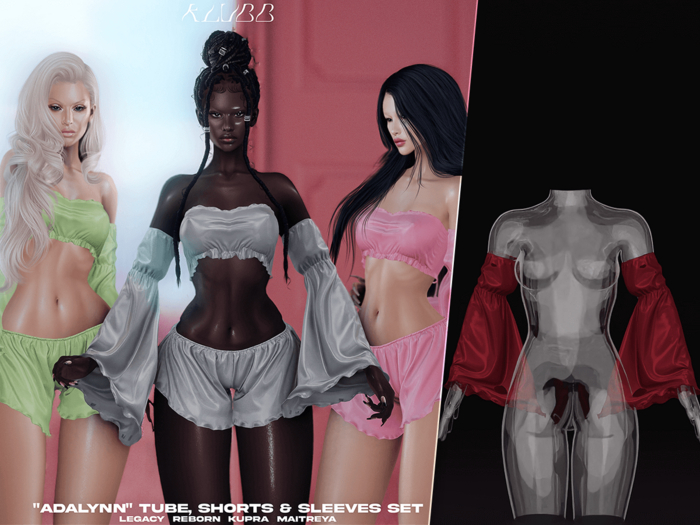 #Klubb "Adalynn" Sleeves [Scene Queen]