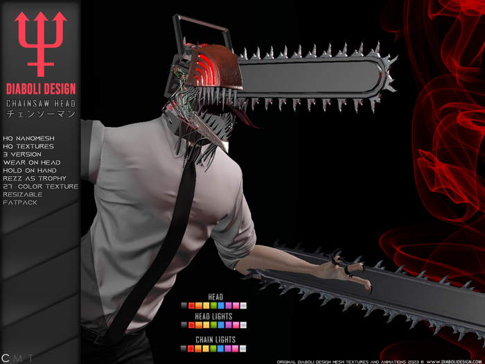 DIABOLI DESIGN - CHAINSAW HEAD
