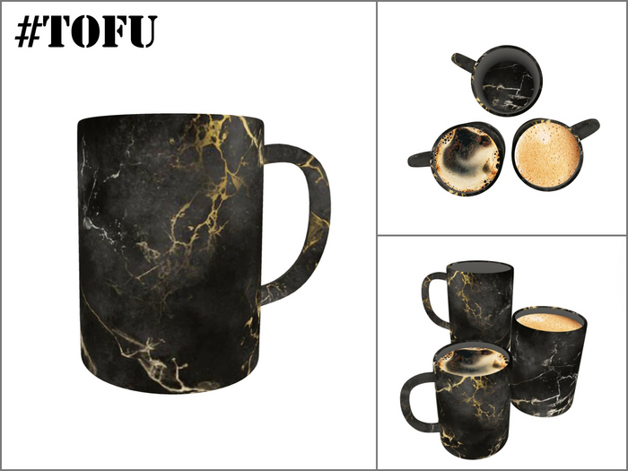 MUG : Black Marble
