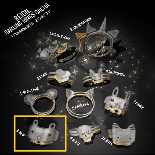 REIGN.- Darling Ring- Bear (Gold)