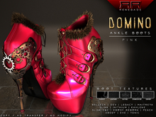 [Renegade] Domino Ankle Boots - Pink