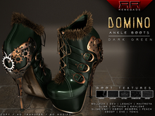 [Renegade] Domino Ankle Boots - Dark Green