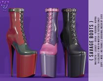 - sixx - Savage Boots {FATPACK}