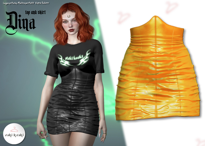 yellow VAKI KVAKI Skirt ~Dina~