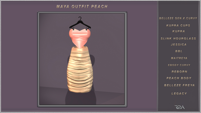 R2A-MAYA OUTFIT PEACH