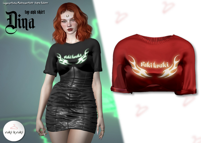 red VAKI KVAKI Top ~Dina~