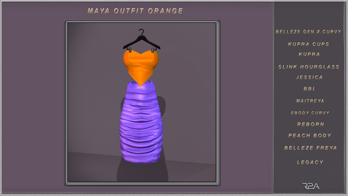 R2A-MAYA OUTFIT ORANGE