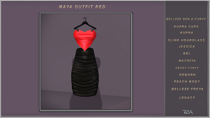 R2A-MAYA OUTFIT RED