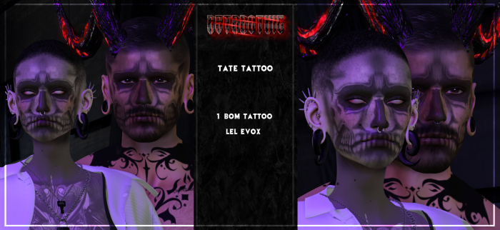 - ASTAROTHIC - Tate Face Tattoo