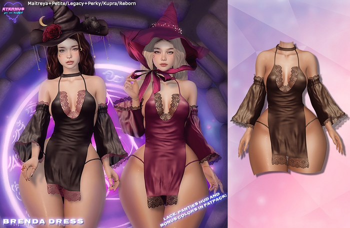 [Eternus] Brenda Dress Chocolate