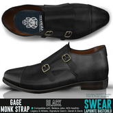 Shoes Monk Strap BLACK