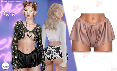 Second Life Marketplace - nude Shorts VAKI KVAKI ~Yana Set~