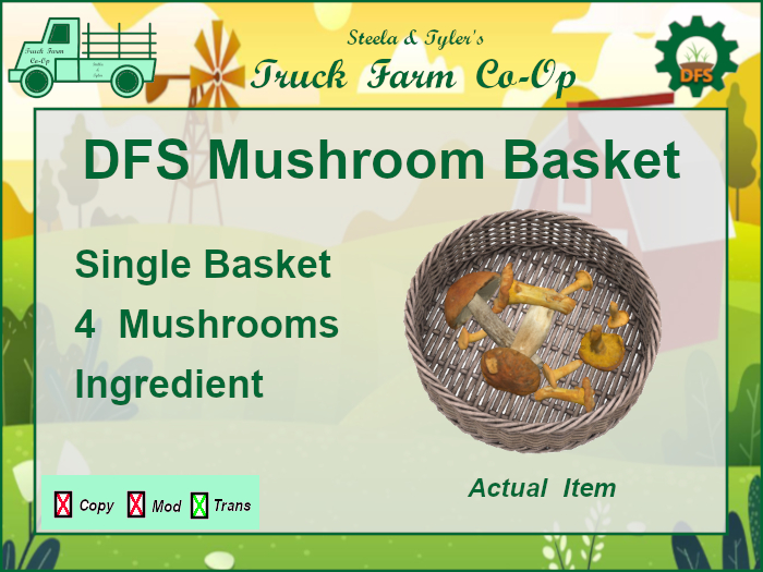 DFS Mushroom Basket - X1