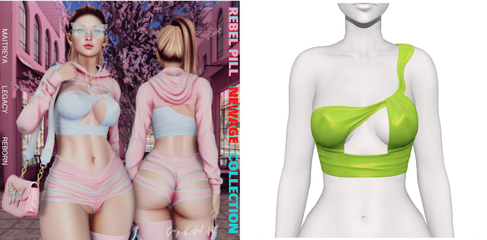 Rebelpill - NewAge Collection Top Lime