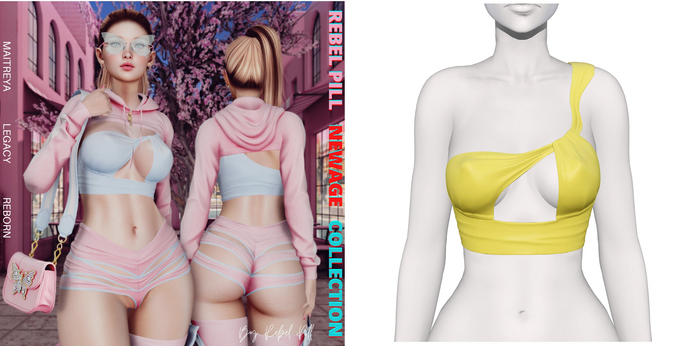 Rebelpill - NewAge Collection Top Yellow