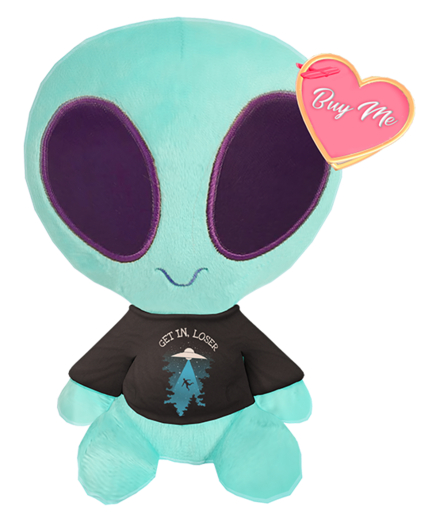 KitCat - Alien Plush (Teal)