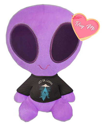 KitCat - Alien Plush (Purple)