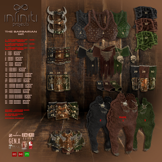 11 Barbarian FUR Black - IP -