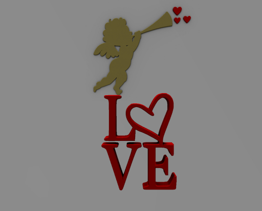 LF-Cupids Love Lights up- Mesh 2LI