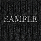 Zoy Texture [ Diamond Knitting 03 ] Seamless - Black