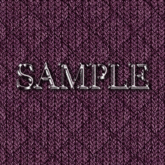 Zoy Texture [ Diamond Knitting 03 ] Seamless - Plum