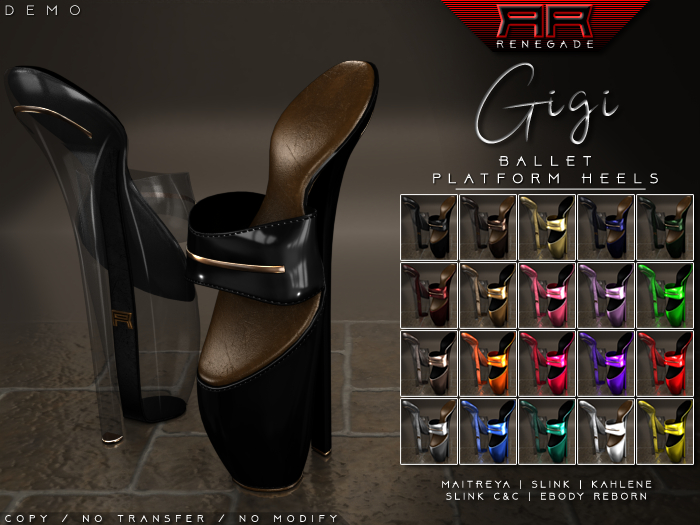 [Renegade] Gigi Ballet Platform Heels - Demo