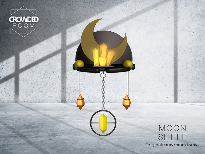 Crowded Room - Spellbound Moon Shelf - Yellow 