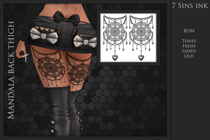 7SI Back Thigh Mandala