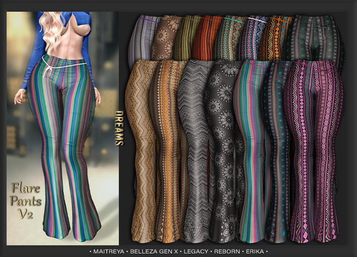 - DS - Flared Pants V2 - FATPACK - [ADD]