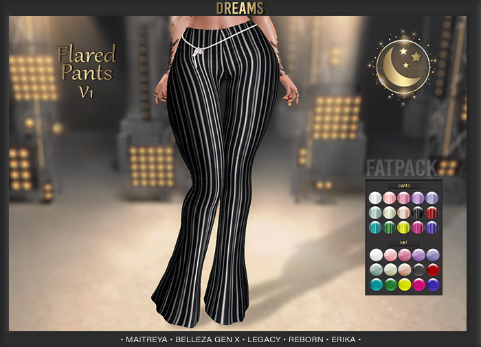 - DS - Flared Pants V1 - FATPACK - [ADD]