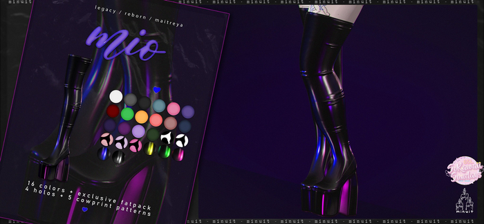 {minuit} Mio Heels [Yellow]