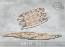 -DRD- Lake Dock- Canoes