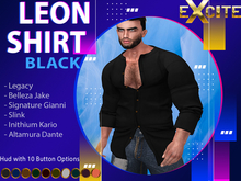 Excite Leon Shirt Black