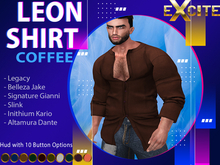 Excite Leon Shirt Coffee