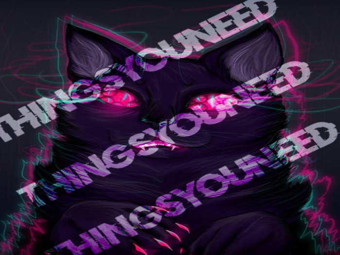 Wicket Cat Trippy Tapestry