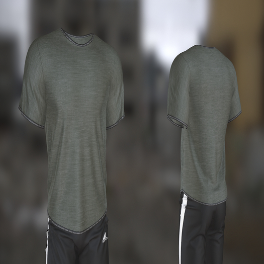 LTD - Piped Tee - Olive - Legacy - WEAR ME