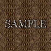 Zoy Texture [ Diamond Knitting 04 ] Seamless - Brown