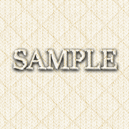 Zoy Texture [ Diamond Knitting 04 ] Seamless - Cream